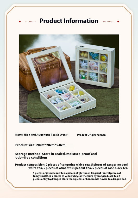 Caja de Regalo Té de Flores y Frutas - Crisantemo, Jazmín, Peonía y Frutos Secos - Image 6