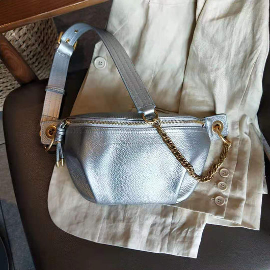 Bolso Bandolera de Cuero Genuino con Correa Ancha Ajustable - Image 10