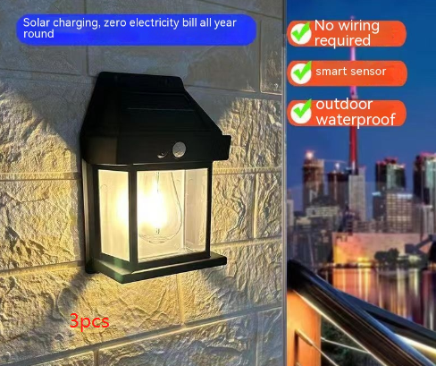 Lámpara Solar de Pared para Jardín con Sensor de Movimiento - Resistente al Agua - Image 18