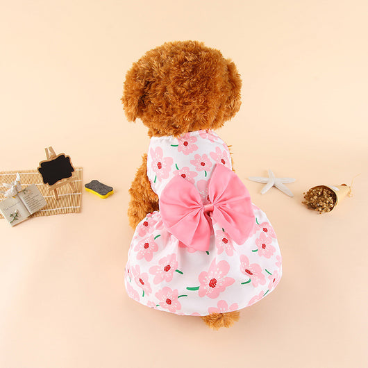 Falda con Moño para Mascotas - Ropa Elegante para Perros Pomerania y Gatos Bichón - Image 5