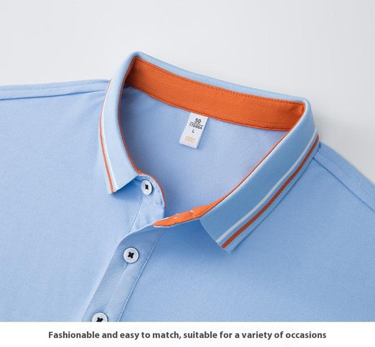 Polo de Algodón para Trabajo con Cuello y Mangas Cortas - Image 23