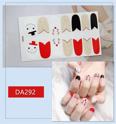 Láminas de Esmalte de Uñas Navideñas - Diseños Viral Red Net - Image 7