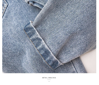 Conjunto Infantil: Overol Denim con Blusa de Encaje - Image 9