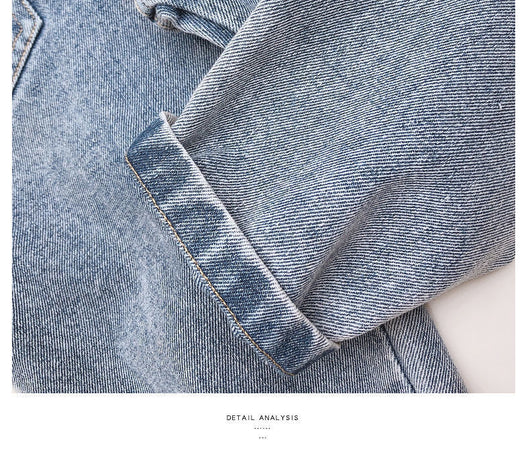 Conjunto Infantil: Overol Denim con Blusa de Encaje - Image 9