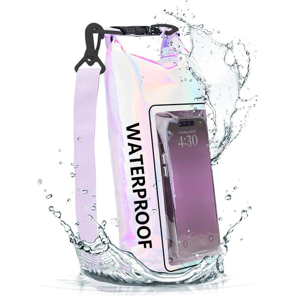 Bolsa Impermeable 2L Multicolor - Mochila Cruzada 2 en 1 para Aventuras