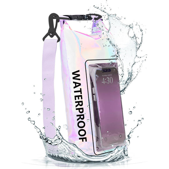 Bolsa Impermeable 2L Multicolor - Mochila Cruzada 2 en 1 para Aventuras