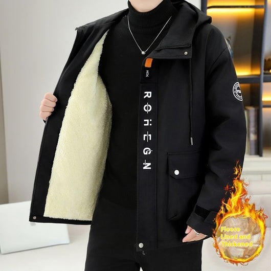Chaqueta Térmica Acolchada con Capucha para Hombre - Abrigo Casual Invierno - Image 14