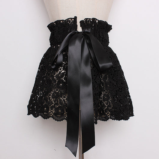 Vestido Camisero con Cinturón Ancho Adornado - Image 10