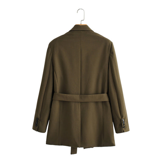 Blazer con Cinturón de Elegancia Sofisticada - Image 2