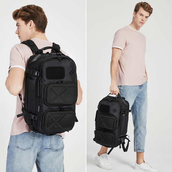 Mochila de Viaje Impermeable con Carga USB y Gran Capacidad