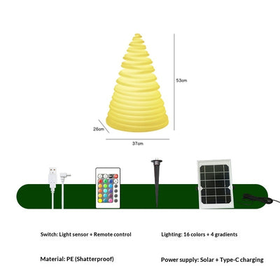 Lámpara LED Navideña Árbol Bambú con Diseño Infantil para Jardín - Image 6