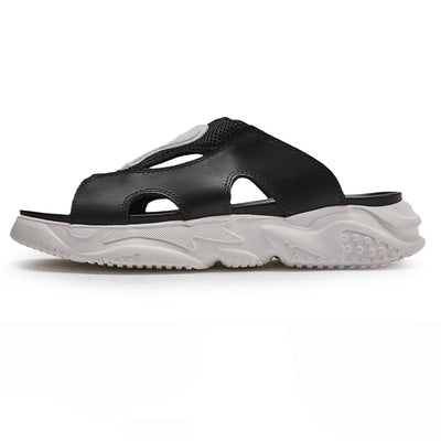 Sandalias Casual de Cuero con Suela Gruesa Verano - Image 3