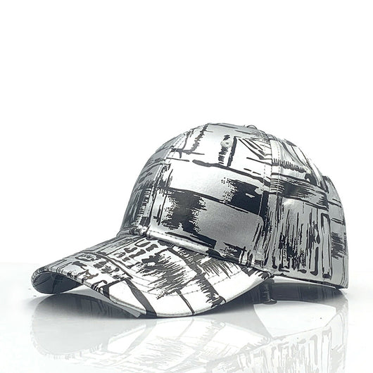 Gorra de Malla Negra y Blanca - Estilo Minimalista