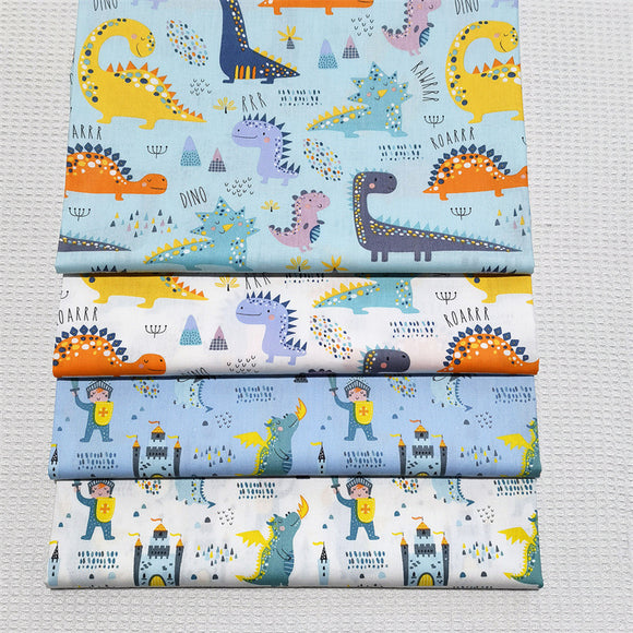Tela de Algodón Puro para Ropa de Cama Infantil con Estampados Divertidos