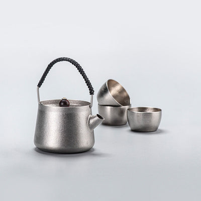 Juego de Té Titanio Wild Wind - Tetera y Tazas Portátiles para Aventuras - Image 3