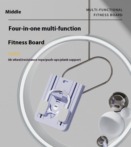 Tabla Abdominal Multifuncional con Rueda de Ejercicio para Pecho y Core - Image 30