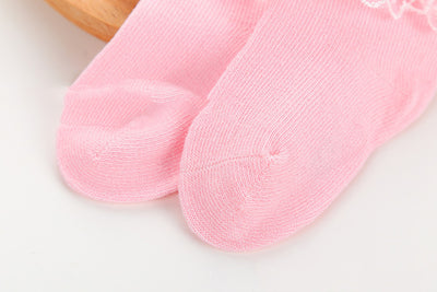 Calcetines Princesa con Encaje para Niñas - Primavera Otoño - Image 5