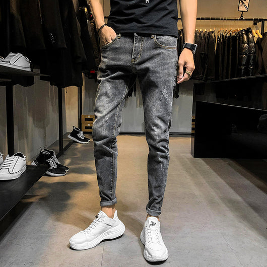 Jeans Slim Retro para Hombre - Estilo Clásico Moderno - Image 3