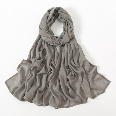 Pañuelo Modal Rayon Malayo Indonesio Colores Sólidos Transpirable - Image 8