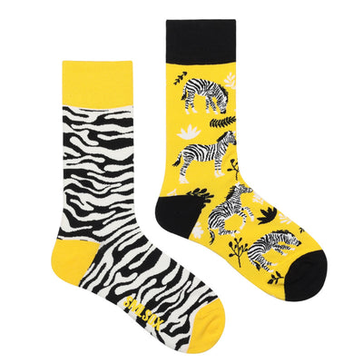 Calcetines Retro Asimétricos para Parejas - Algodón Cómodo Unisex - Image 75