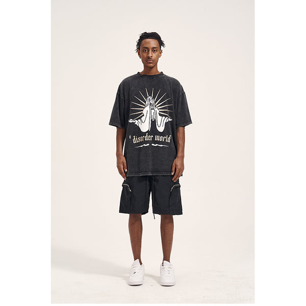 Shorts Casuales Holgados de Bolsillos Laterales - Estilo Urbano Versátil