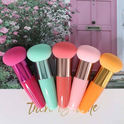 Polvo Compacto con Aplicador Tipo Seta - Herramienta de Maquillaje Profesional - Image 28