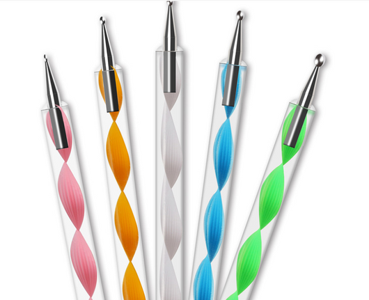Set de 15 Fresas de Punta de Lápiz para Uñas de Colores - Image 14