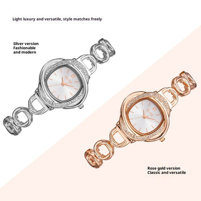 Reloj de Lujo Ligero para Mujer - Resistente al Agua y Versátil