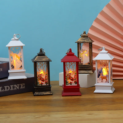 Lámpara Navideña LED Portátil Santa Claus - Luz Decorativa a Batería para Interior y Exterior - Image 5