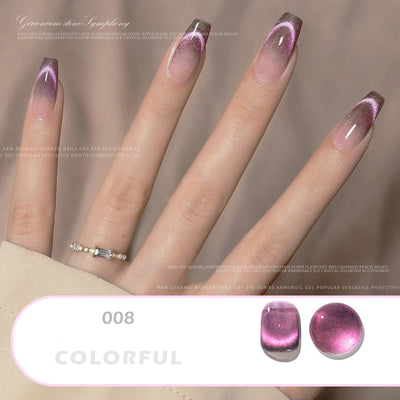 Esmalte de Uñas Whitening Cat Eye con Fototerapia Cristal Dinámico - Image 12