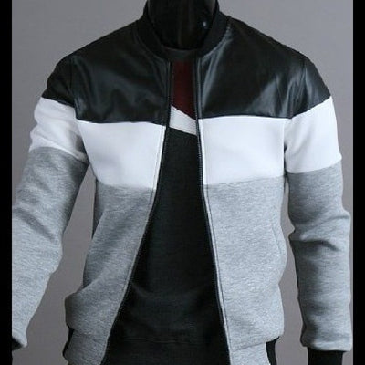 Chaqueta de Hombre Casual con Parches de Manga Larga - Image 8