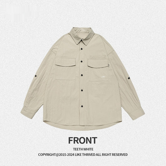 Chaqueta Camisa Retro para Hombre - Estilo Vintage Moderno - Image 7