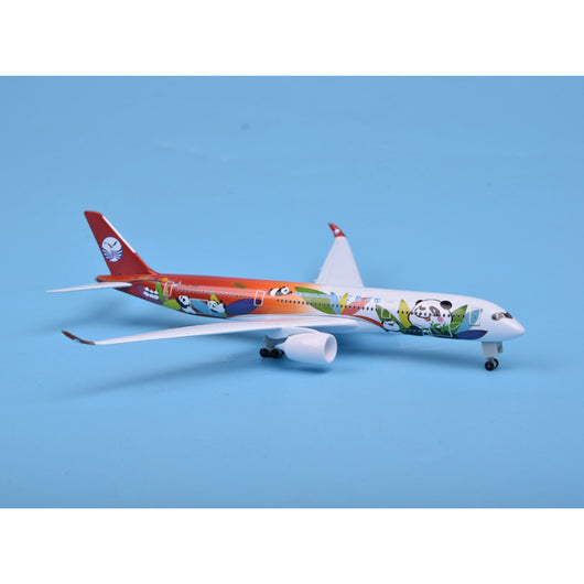 Modelo Decorativo Avión Airbus Sichuan Airlines con Panda - Image 8