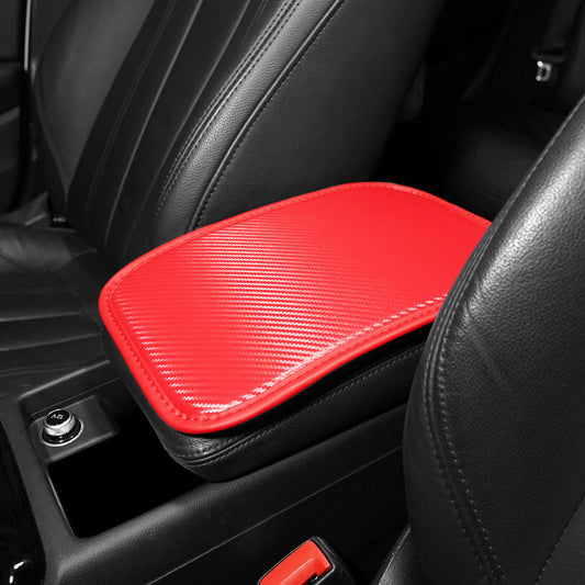 Tapete Protector de Reposabrazos en Fibra de Carbono Automotriz