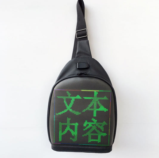 Bolsa Pecho LED con Pantalla Electrónica