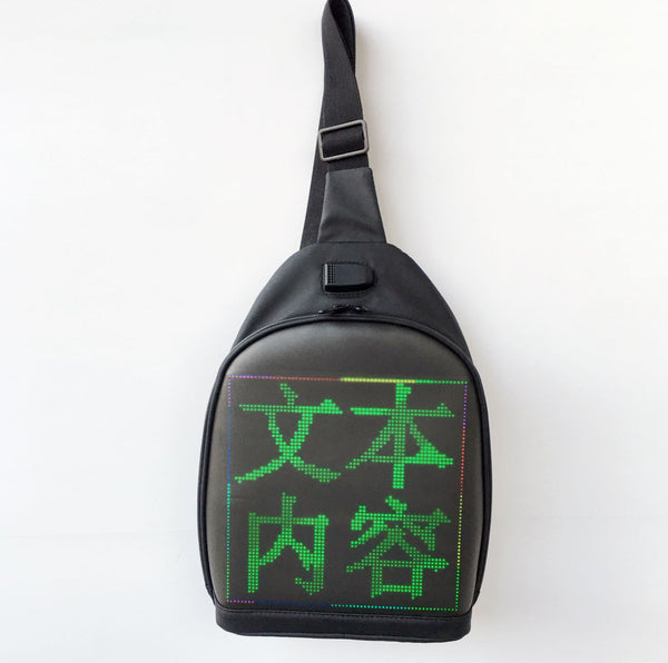Bolsa Pecho LED con Pantalla Electrónica