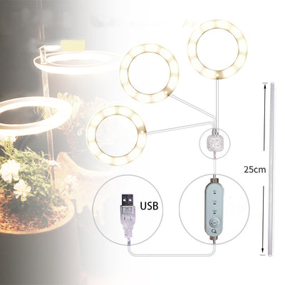 Lámpara LED de Espectro Completo para Plantas de Interior con USB - Image 22