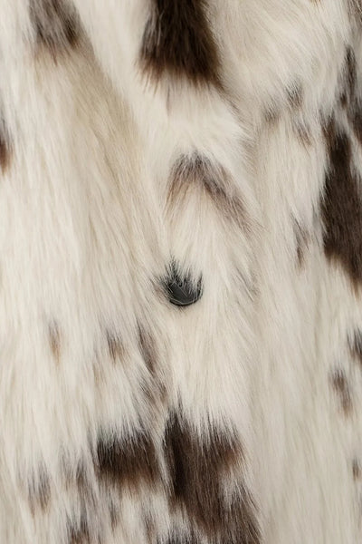 Abrigo de Piel Sintética con Estampado Animal - Image 19