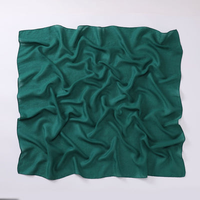 Pañuelo Artístico Retro de Algodón y Lino en Colores Sólidos - Image 43