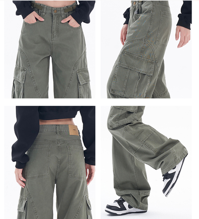 Pantalones Anchos Casuales para Mujer - Corte Relajado y Cómodo - Image 12