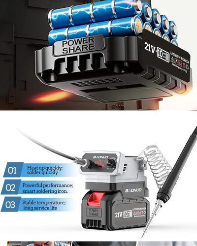 Pistola de Soldadura Eléctrica con Batería de Litio - Soldador Rápido Profesional - Image 11