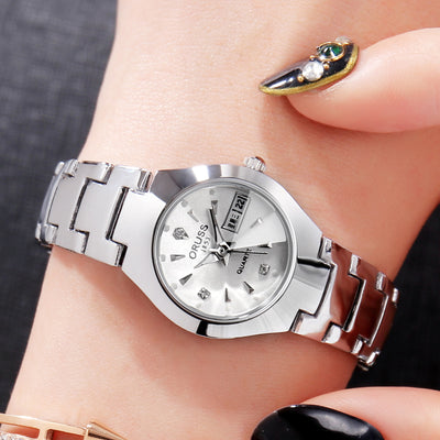 Reloj de Pareja Acero Tungsteno Resistente al Agua - Diseño Moderno para Estudiantes - Image 13