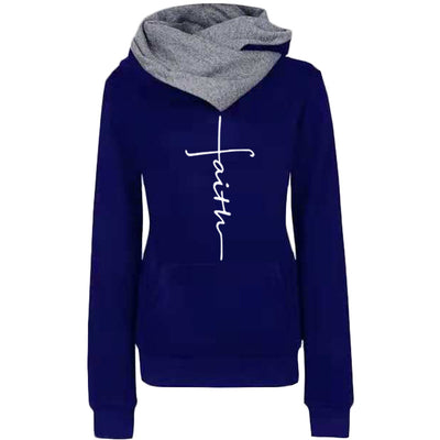 Sudadera con capucha y patrón de solapas bordadas - Image 9