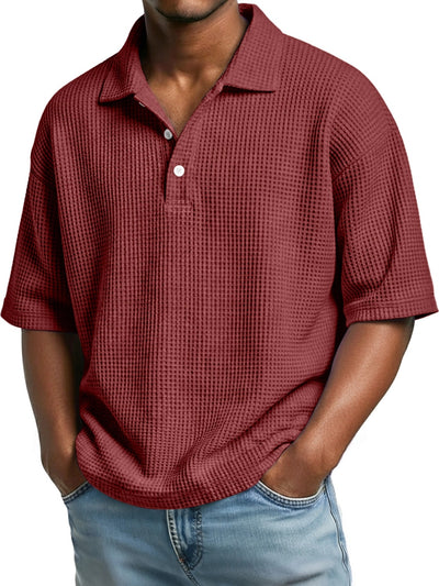 Camisa Minimalista de Punto Texturizado con Cuello Clásico - Image 18