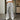 Women's Striped Wide Leg Pants With Pockets & Tie-Waist Detail - Casual Minimalist Trousers - Tekeno