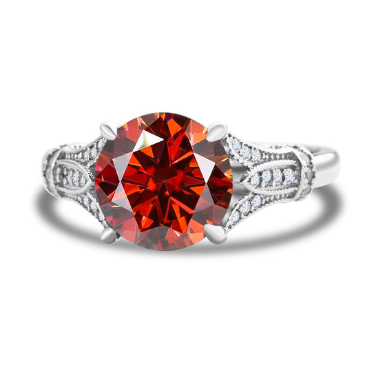 Anillo de Moissanita con Diseño Minimalista en Plata Sterling - Image 9