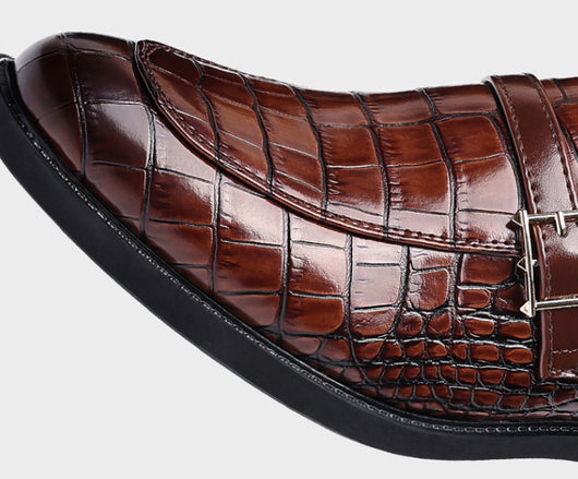 Zapatos de Cuero para Hombre con Patrón Cocodrilo - Estilo Ejecutivo - Image 12