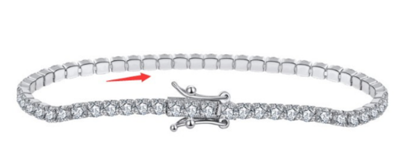 Pulsera de Tenis en Plata 925 - Image 26