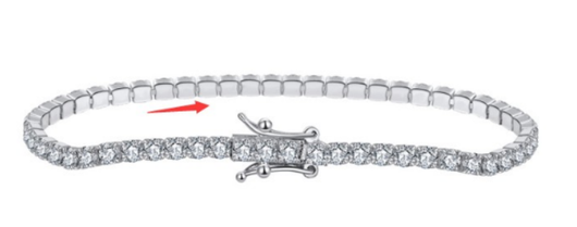 Pulsera de Tenis en Plata 925 - Image 26