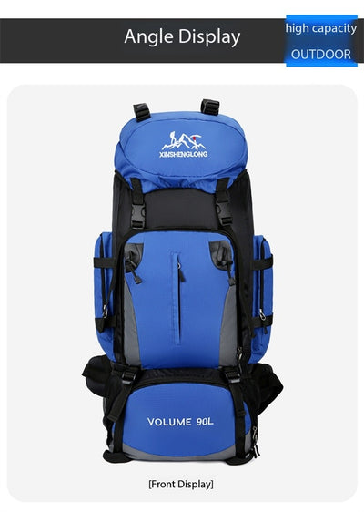 Mochila de Viaje 90L Impermeable para Senderismo y Trabajo - Image 42